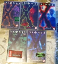 5x The X Files - Files 1-3, 6 & 8.  VHS Rob B...