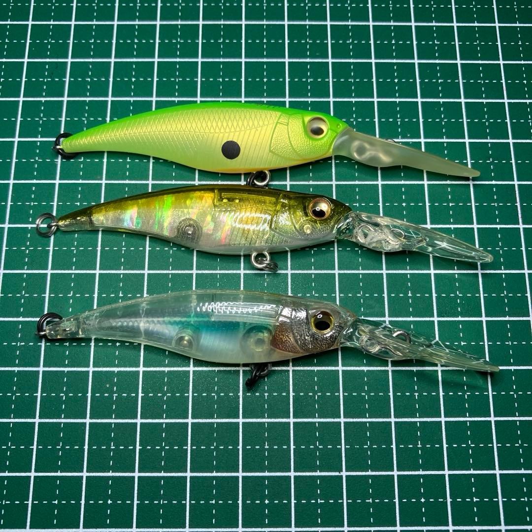 Megabass Shading X Silent Shad Lure Set 3pcs Hard Baits Fishing Accessories - Image 2
