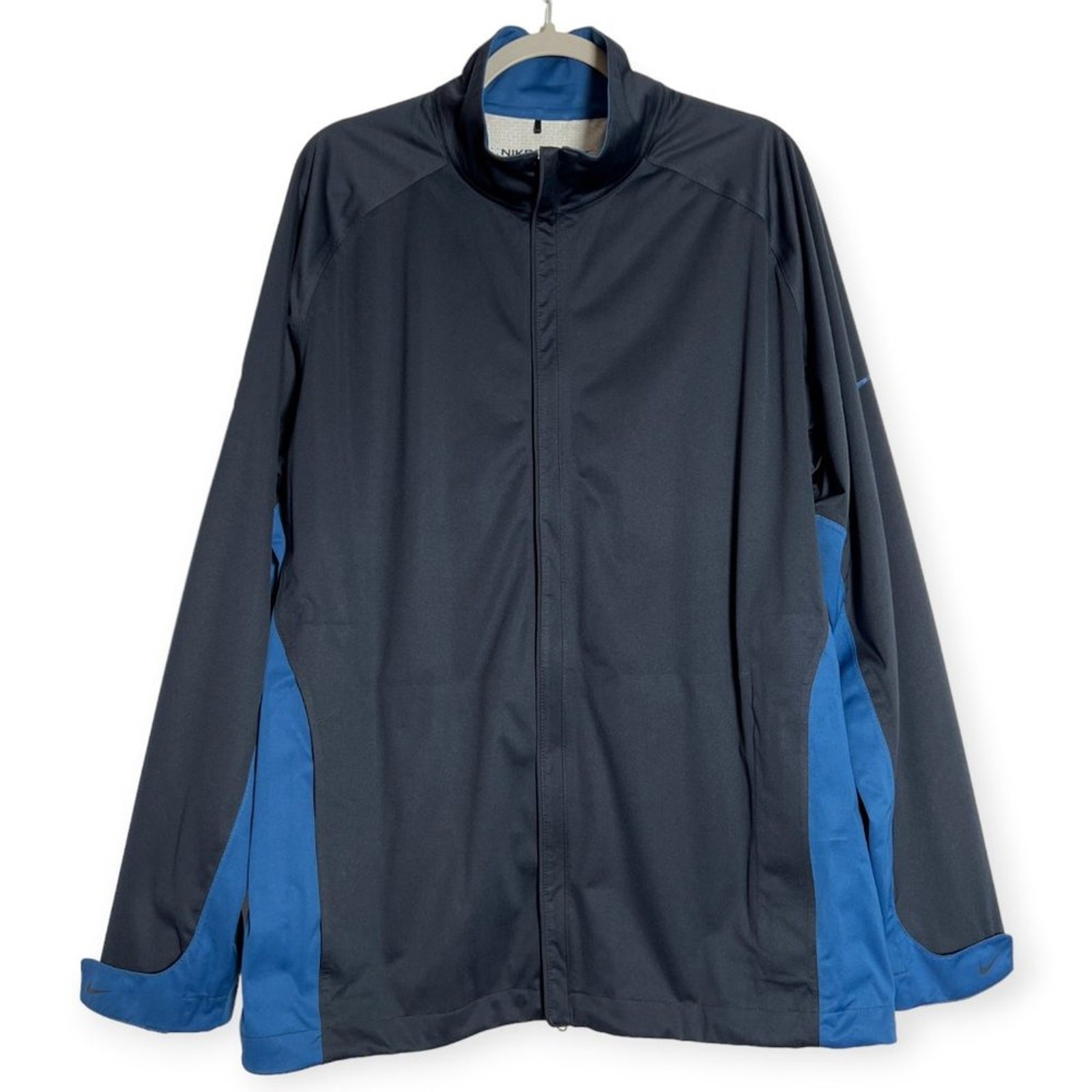 SACAI X NIKE Giacca a vento Nike Golf Storm Fit full zip TAGLIA XL blu ricamata RFK