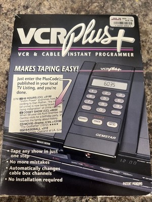 *** VCR Plus+ Instant Programmer 90s One Step Electronics NEW ***