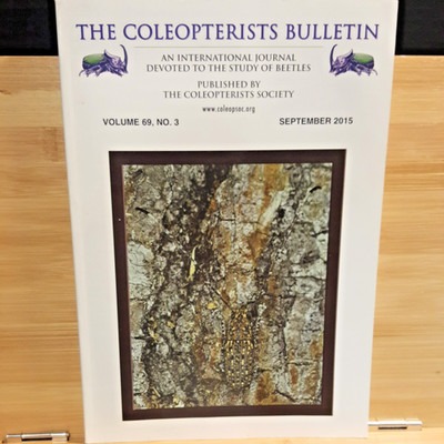 The Coleopterists Bulletin September 2015 Volume 69 Number 3    E297