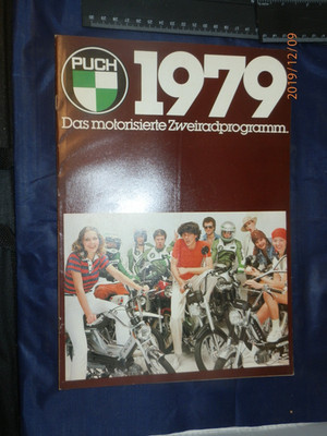 Puch Prospekt Zweiradprogramm 1979 Original !