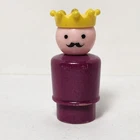 Fisher Price Little People Vintage 993 Castle KING Wooden Body