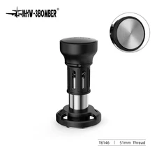 MHW-3BOMBER Impact Tamper 51mm 4-Spring Loaded Constant Pressure Espresso