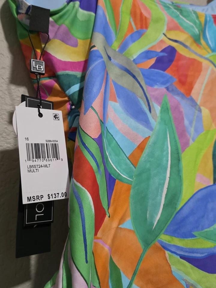 La Blanca Women's One Piece Swimsuit Lingerie Floral Swim Bathing Suit Size 16 - Image 3 of 4