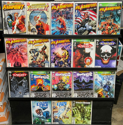 DC Comics Flashpoint Lot: Vol 1,2 Tie-in Sets, One shot variant, Vol 1 Missing 3