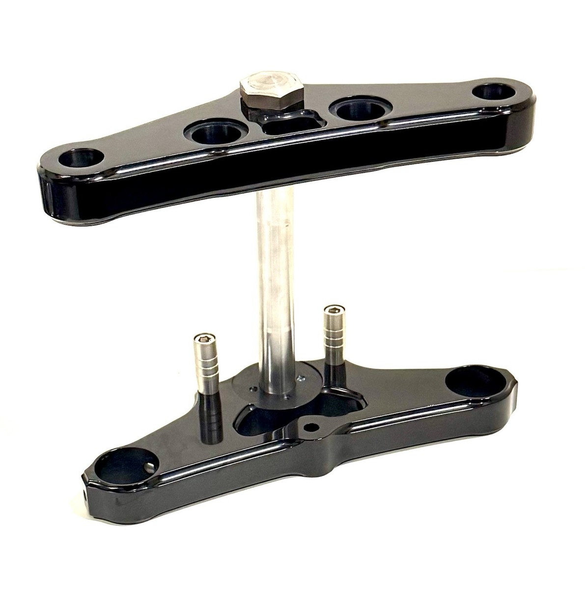 41MM Black Triple Tree Set 3 Degree Rake Wide Glide Harley | USA