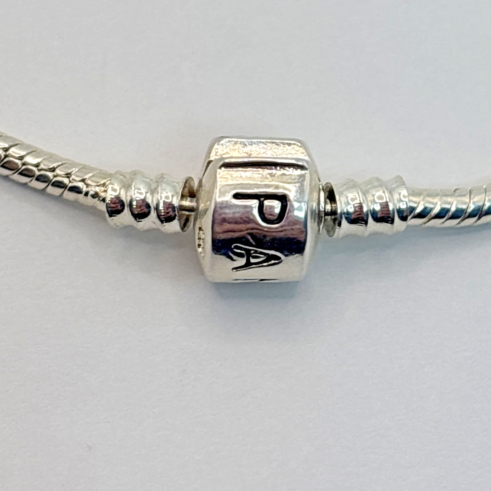 Solid .925 Sterling Silver 9" Authentic Pandora s… - image 6