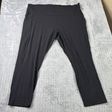 Lululemon Align High Rise Crop Pockets 23" Womens Size 20 Black Yoga Legging