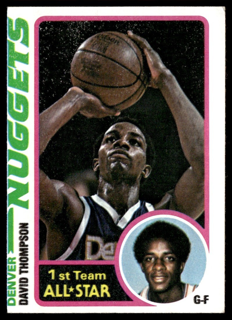 1978-79 Topps Basketball David Thompson Denver Nuggets #100 EX-MT Card