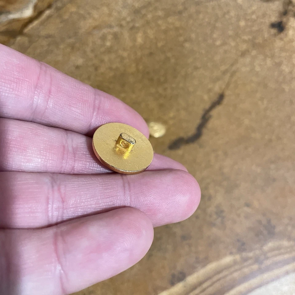 Ralph Lauren Brass USA Gold Blazer Lot 10 Replacement Buttons Set Suit shield - Image 3 of 4