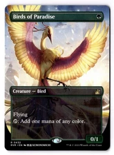 Birds of Paradise (Anime Borderless) 432 Ravnica Remastered NM