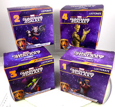 Juego de figuras Marvel Guardianes de la Galaxia caja de botín Star Lord coleccionar construcción