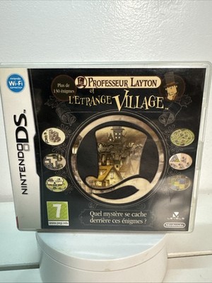 Professor Layton and the Curious Village Nintendo DS EUR Version w/Case & Manual