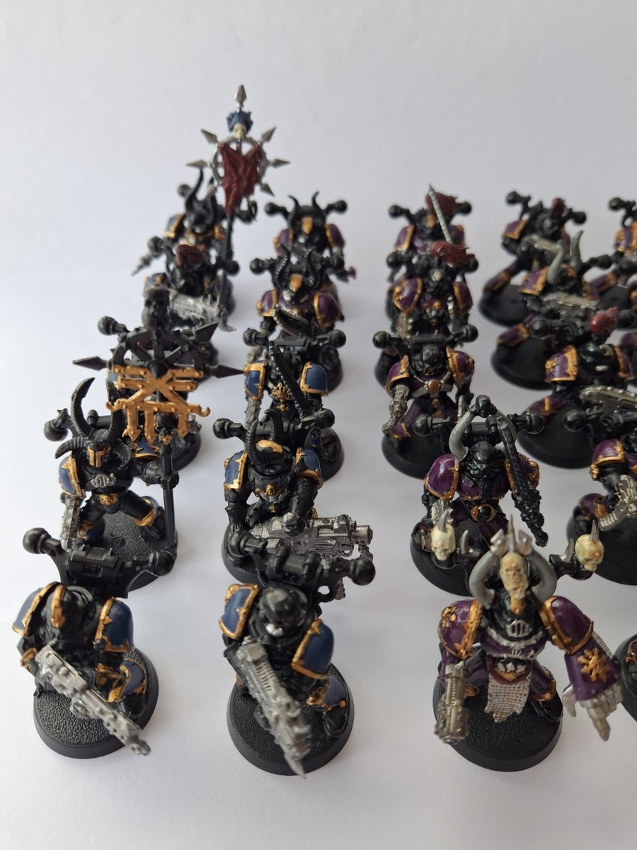 25x Chaos Space Marines, Warhammer 40k, Standard, 3rd Edition