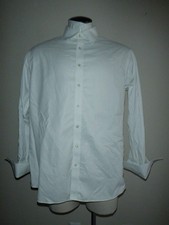 Men's CHARLES TYRWHITT NON IRON CLASSIC Sz 17/34 White LS BF French Cuff Shirt
