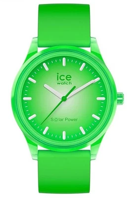 Ice-Watch ICE 017770 solar power Grass Medium unisex Uhr Silikon grün Neu - Bild 1 von 4