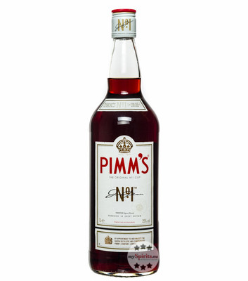 Pimm's No. 1 Cup: englischer Szene-Aperitif / 25 % Vol. / 1,0 Liter-Flasche