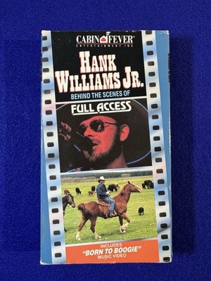 Hank Williams Jr. - Behind the Scenes of ''Full Access'' (VHS, 1991)