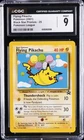 2001 POKEMON BLACK STAR PROMOS POKEMON LEAGUE #25 FLYING PIKACHU CGC 9