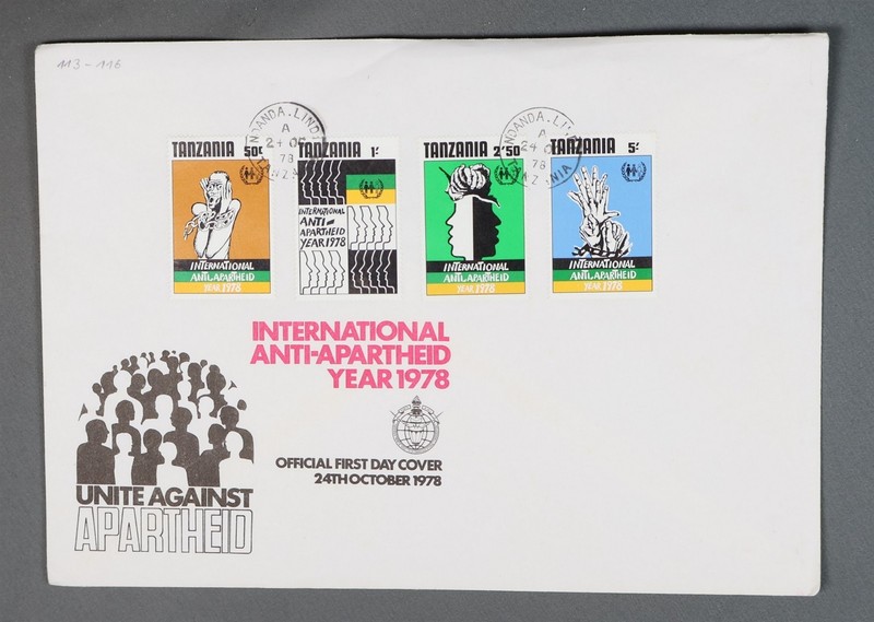 MayfairStamps Tanzania FDC 1978 Unite Against Apartheid Combo First Day Cover aa
