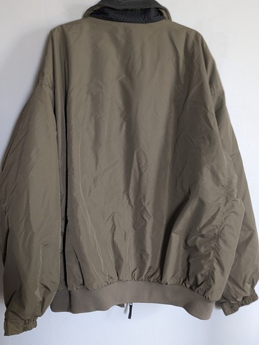 90's/Y2K COLUMBIA MEN'S TAUPE FLEECE LINED SOFT SHELL BOMBER JACKET SZ 2XT - Picture 10 of 10