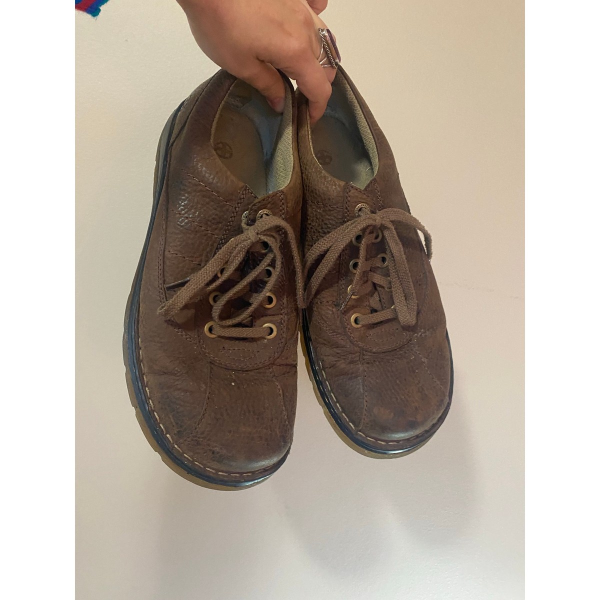 Dr Doc Martens John Lace Up Brown Leather Mens Shoes Oxfords Size 10 US 9 UK Amazon.com | Dr. Martens Unisex 3989 YS Dark Brown UK 3 (US  main image 4