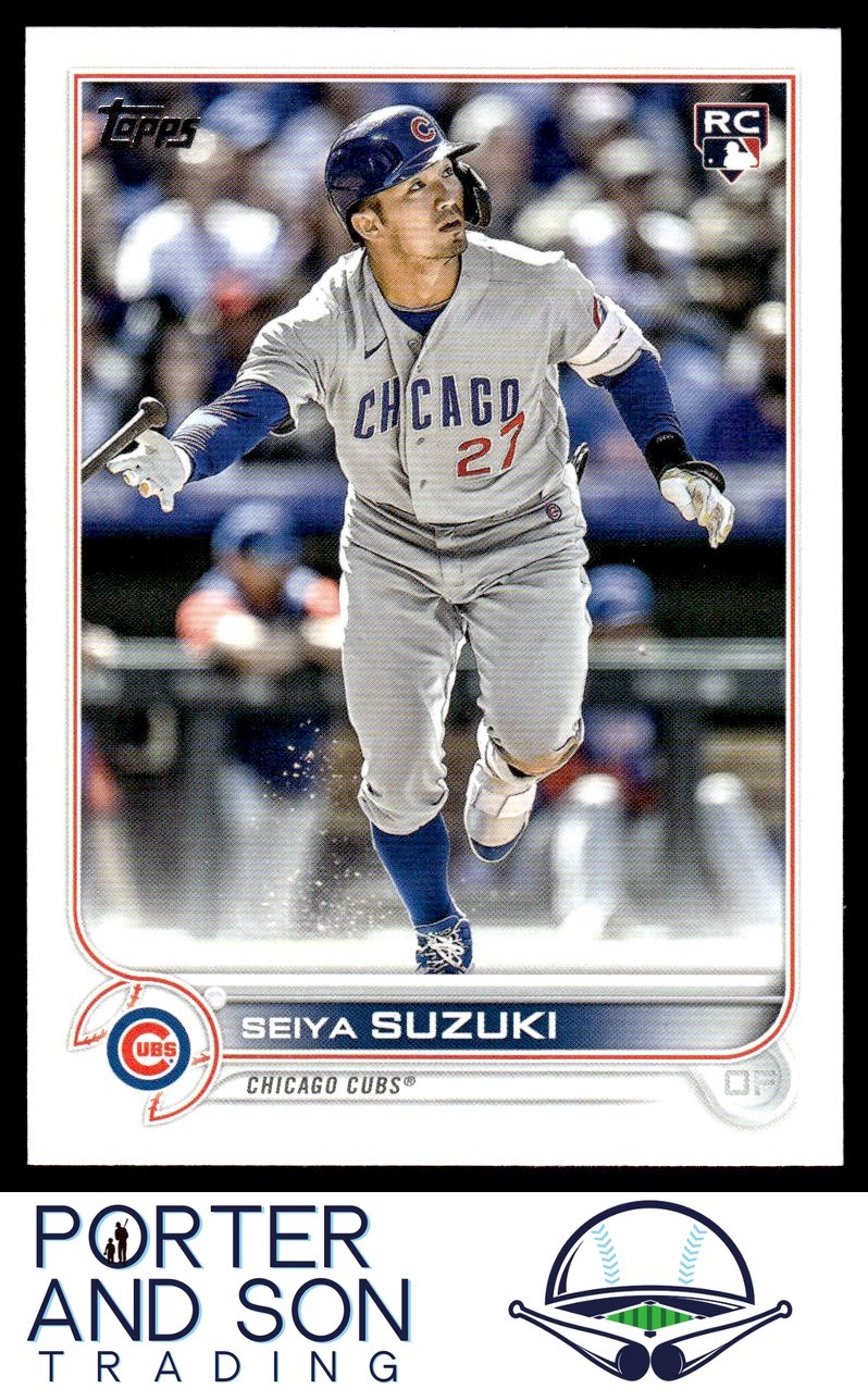 Seiya Suzuki RC 2022 Topps Update #US250 Chicago Cubs Baseball Card