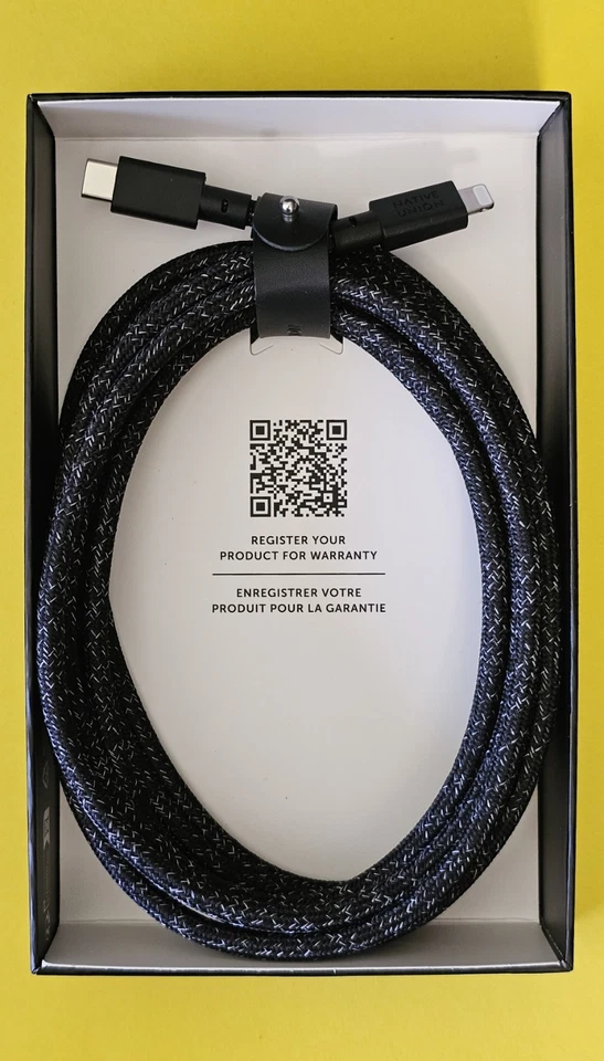 Native Union USB-C Cable MFI XL 10' for iPhone 14 13 12 11 Pro Max cosmo - Image 2 of 3