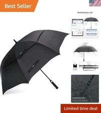 47/54/62/68/72 Inch Automatic Open Golf Umbrella Oversize Extra Large Double ...