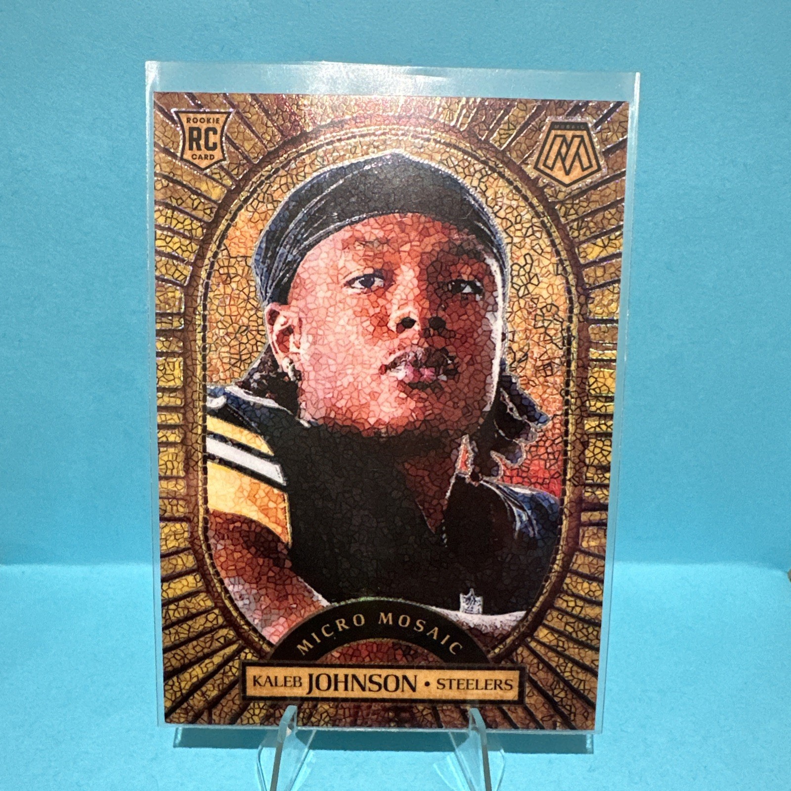 2025 Mosaic Kaleb Johnson RC Micro Mosaic *Case Hit* 🔥 #4