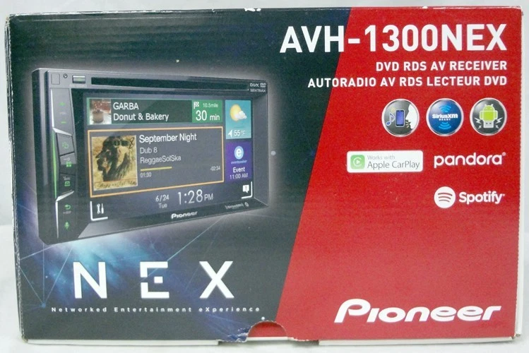 Pioneer AVH-1300NEX Multimedia DVD Receiver with 6.2" WVGA Display/Apple CarPlay - Image 3 of 4