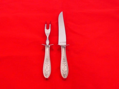 International Sterling Silver Wedgwood 2 Piece Carving Set XG-12