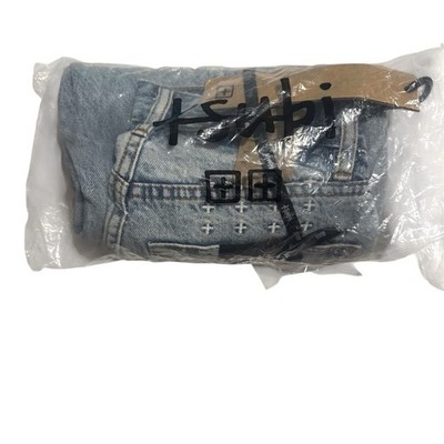 KSUBI- Brooklyn Jean Skream Trashed Women s in light Blue Stone Wash