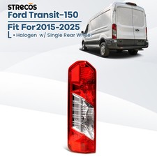 Halogen Tail Light For 2015-2025 Ford Transit-150 With Bulb Driver Left Side