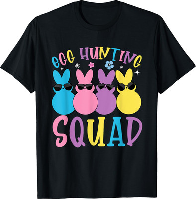 Egg Hunting Squad Crew Family Happy Easter Bunny Unisex T-Shirt