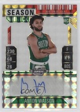 2024-25 Mosaic Rookie Variation Season Ticket Choice Prizm Anton Watson Auto g0d