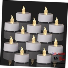 100PCS Flameless LED Tea Lights Candles, Realistic and 100 pack Warm White