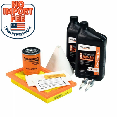 #ad Generac A0002074708 Maintenance Kit with Proprietary 5W 20 Synthetic Oil for 14 $56.50