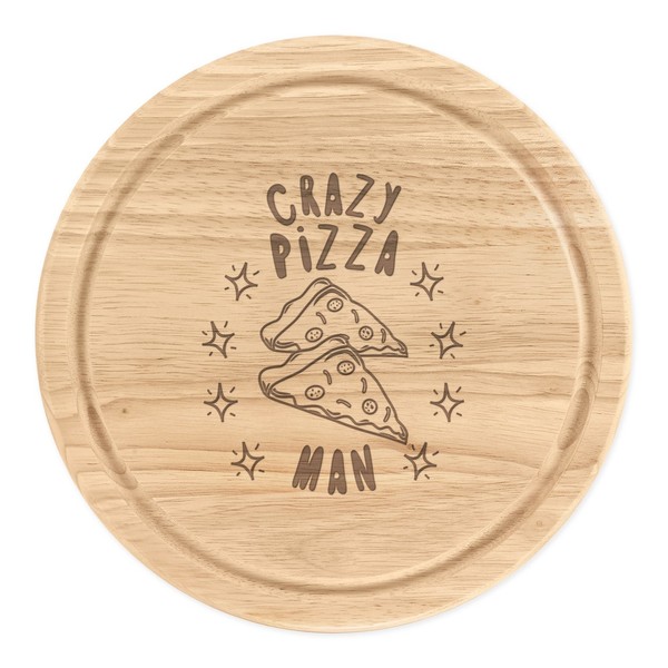 VerrüCkte Pizza Mann Stars Rund Zerkleinern KäSebrett Fast Food Lustiger Witz-image