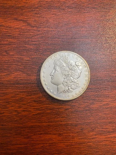 1884-S Morgan $1 – AU Circulated – Scarce San Francisco Key Date