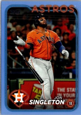 2024 Topps Update Father's Day Powder Blue /50 Jon Singleton #US323