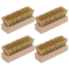 Nail Cleaning Brushes Wood for Fingernails Non-Slip Brush Wooden Nail Brushes...