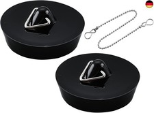 Frap Abflussstopfen 2 Pack Waschbeckenstöpsel,Ø 45.5 to 42 mm Badewannenstöpsel 