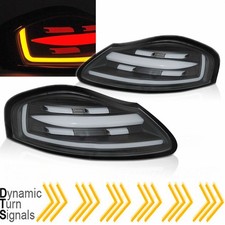 Led Rückleuchten Set dynamische Blinker für Porsche Boxster 987 Cayman schwarz