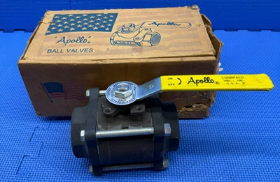 Apollo 83-248-01A Heavy Duty 2" 3-Piece Carbon Steel Full Port Ball Valve - Image 1 of 4