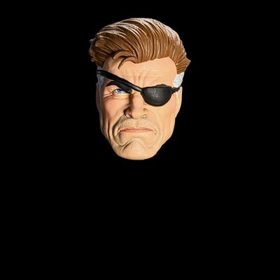 Marvel Legends Custom Nick Fury Head 3d print Painted
