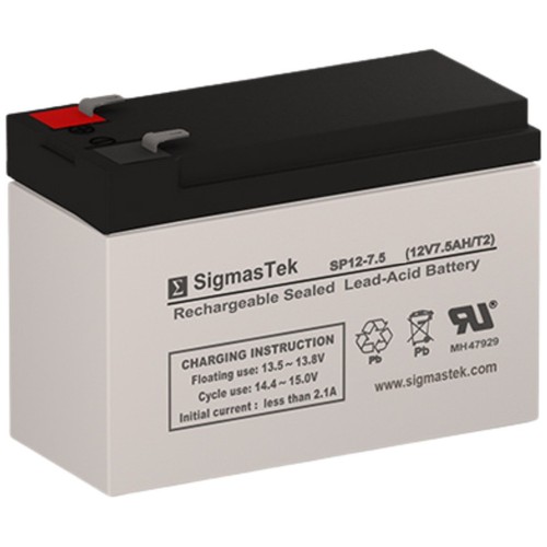 SigmasTek SP12-9 (T2) Battery - 12V 9Ah SLA AGM Replacement Battery