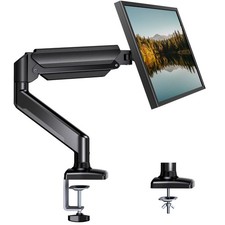 Single Monitor Arm 13-34 Inch, Adjustable Gas Spring Arm, Monitor Desk Mount ...