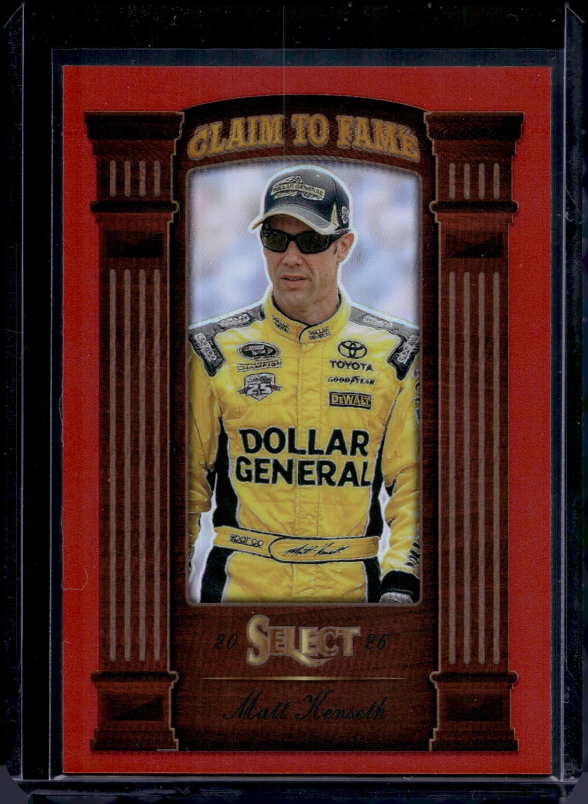 2026 Panini Select NASCAR Racing Claim to Fame #26 Matt Kenseth Red Prizm #71/99